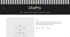 Desktop Screenshot of christinescookieshoppe.com